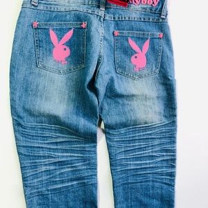 Vintage Playboy jean petal pushers
